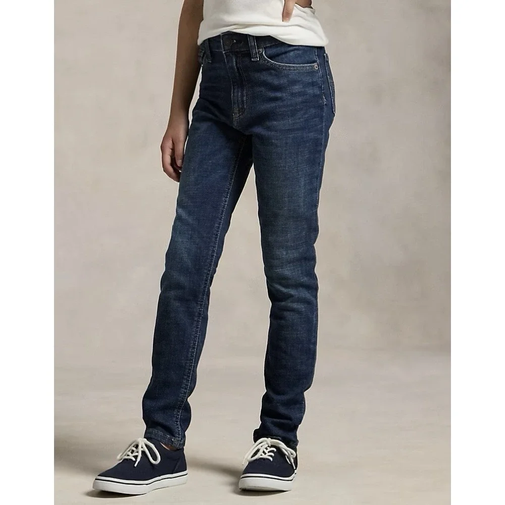 Lauren By Ralph Lauren Classic‎ Straight Denim Jeans Girls Size 6P Inseam 29